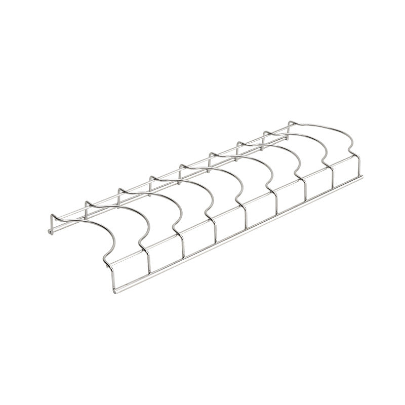 Organizador de platos de acero inoxidable