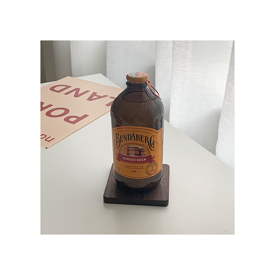 Posavasos de madera nogal de japon